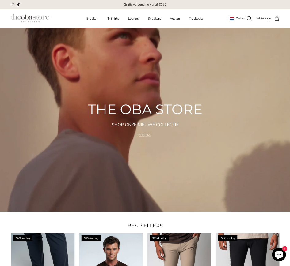 Webkanjer webshop
